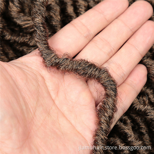 Synthetic New Faux Locs Braids Synthetic Hair Extensions For Women Extended 36"  Nu Soft Locs Crochet Hair Pre Looped